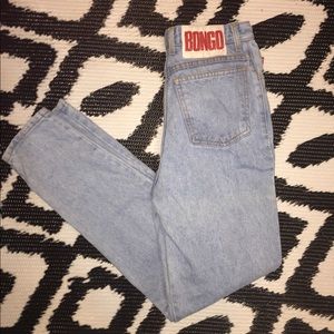 BONGO high waisted Tapered leg mom Jean